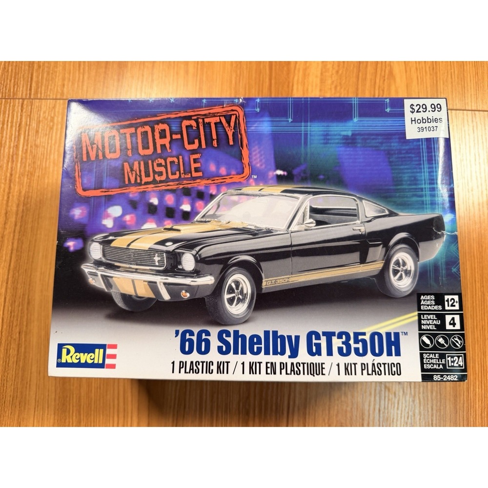Revell '66 Shelby GT330H 1:24 Model Kit #85-2482 Motor-City Muscle Started